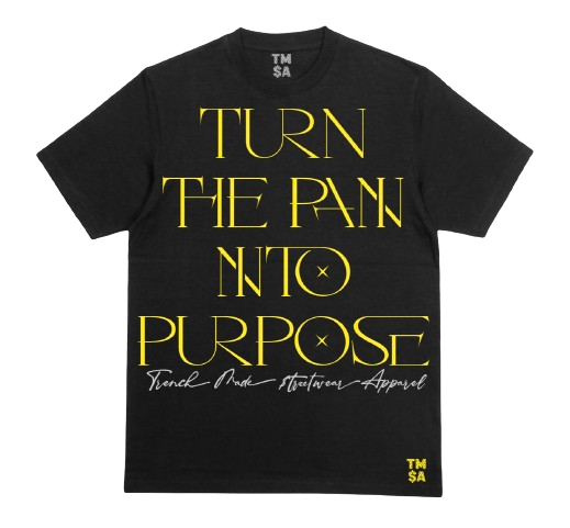 "Pain 2 Purpose" Tee Yellow Lightning Edition